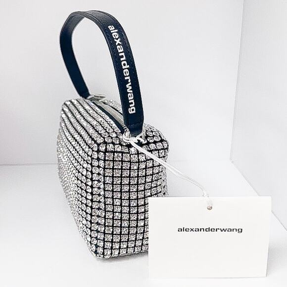 Alexander Wang Heiress Crystal Silver Mini Bag - Picture 8 of 11